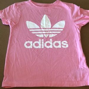 Girls XS pink Adidas shirt